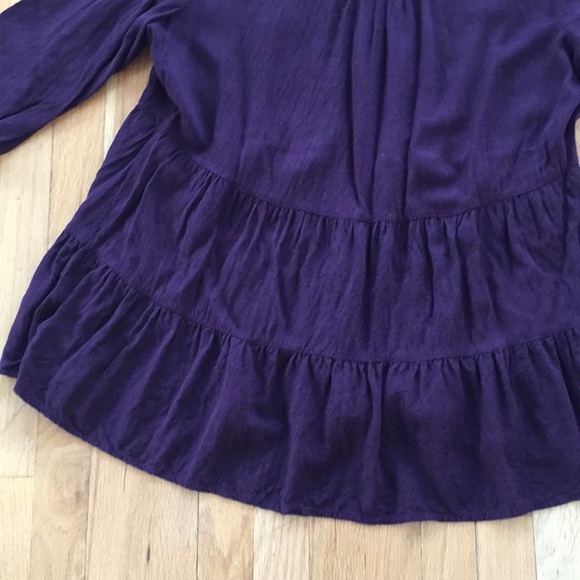 Westbound Woman purple tunic/pleats/layered skirts - Picture 8 of 8